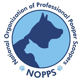 NOPPS NATIONAL ORGANIZATION OF PROFESSIONAL POOPER SCOOPERS logo