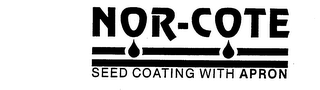 NOR-COTE SEED COATING WITH APRON logo