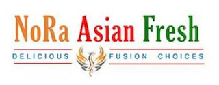 NORA ASIAN FRESH DELICIOUS FUSION CHOICES logo