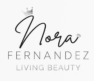 NORA FERNANDEZ LIVING BEAUTY logo
