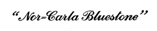 "NOR=CARLA BLUESTONE" logo