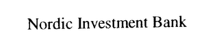 NORDIC INVESTMENT BANK logo