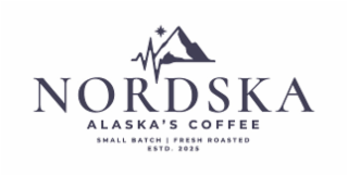 NORDSKA ALASKA'S COFFEE SMALL BATCH FRESH ROASTED ESTD. 2025 logo