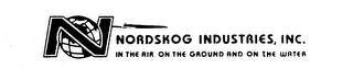 NORDSKOG INDUSTRIES, INC. N IN THE AIR, ON THE GROUND AND ON THE WATER logo