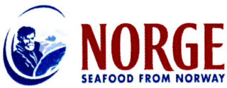 NORGE SEAFOOD FROM NORWAY logo