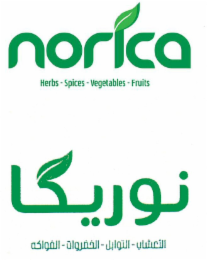 NORICA HERBS - SPICES - VEGETABLES - FRUITS logo