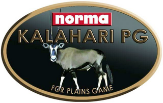 NORMA KALAHARI PG FOR PLAINS GAME logo