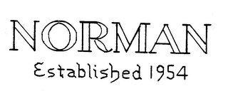 NORMAN ESTABLISHED 1954 logo
