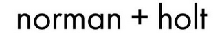 NORMAN + HOLT logo
