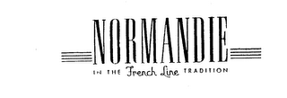 NORMANDIE IN THE FRENCH LINE TRADITION logo