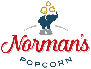 NORMAN'S POPCORN logo