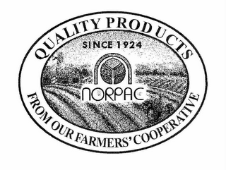 NORPAC QUALITY PRODUCTS FROM OUR FARMERS' COOPERATIVE SINCE 1924 logo