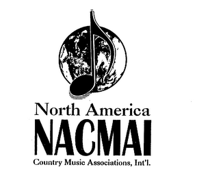 NORTH AMERICA NACMAI COUNTRY MUSIC ASSOCIATIONS, INT'L. logo