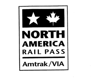 NORTH AMERICA RAIL PASS AMTRAK/VIA logo