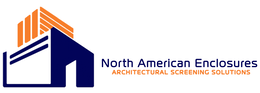 NORTH AMERICAN ENCLOSURES ARCHITECTURAL SCREENING SOLUTIONS logo