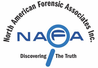 NORTH AMERICAN FORENSIC ASSOCIATES INC. NAFA DISCOVERING THE TRUTH logo