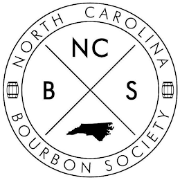 NORTH CAROLINA BOURBON SOCIETY NC B S logo