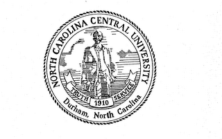 NORTH CAROLINA CENTRAL UNIVERSITY DURHAM, NORTH CAROLINA TRUTH 1910 SERVICE logo