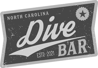 NORTH CAROLINA DIVE BAR ESTD. 2021 logo