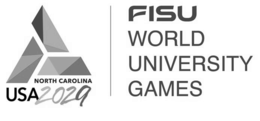 NORTH CAROLINA USA 2029 FISU WORLD UNIVERSITY GAMES logo