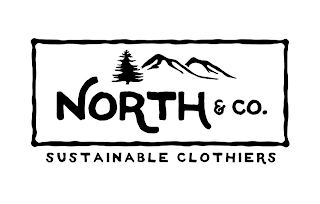 NORTH & CO. SUSTAINABLE CLOTHIERS logo