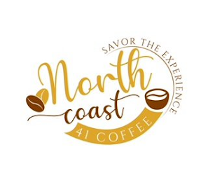 NORTH COAST 41 COFFEE SAVOR THE EXPERIENCE logo