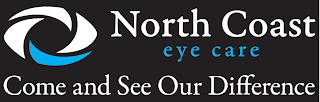 NORTH COAST EYE CARE COME AND SEE OUR DIFFERENCE logo