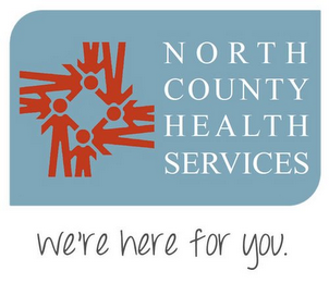 NORTH COUNTY HEALTH SERVICES WE'RE HERE FOR YOU. logo