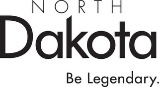 NORTH DAKOTA BE LEGENDARY. logo