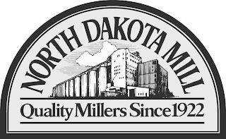 NORTH DAKOTA MILL QUALITY MILLERS SINCE 1922 logo