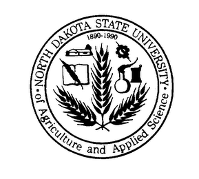 NORTH DAKOTA STATE UNIVERSITY OF AGRICULTURE AND APPLIED SCIENCE 1890-1990 logo