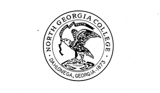 NORTH GEORGIA COLLEGE DAHLONEGA, GEORGIA 1873 logo