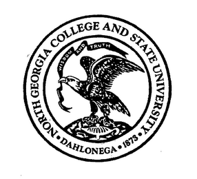 NORTH GEORGIA COLLEGE & STATE UNIVERSITY DAHLONEGA 1873 WISDOM AND TRUTH logo