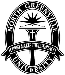 NORTH GREENVILLE UNIVERSITY CHRIST MAKES THE DIFFERENCE logo