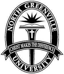 NORTH GREENVILLE UNIVERSITY CHRIST MAKES THE DIFFERENCE logo