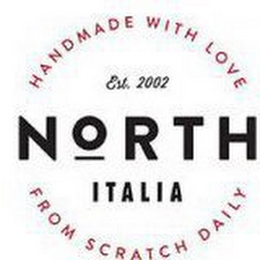 NORTH ITALIA EST 2002 HANDMADE WITH LOVE FROM SCRATCH DAILY logo