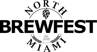 NORTH MIAMI BREWFEST EST. 2012 logo