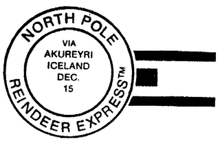 NORTH POLE REINDEER EXPRESS logo