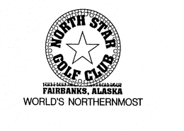 NORTH STAR GOLF CLUB FAIRBANKS, ALASKA WORLD'S NORTHERNMOST logo