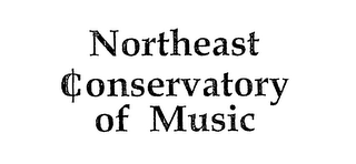 NORTHEAST CONSERVATORY OF MUSIC logo