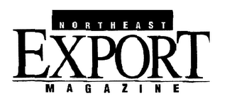 NORTHEAST EXPORT MAGAZINE logo