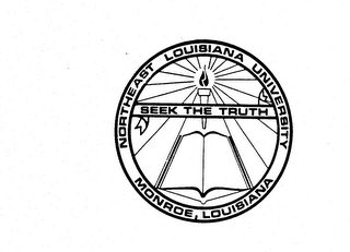 NORTHEAST LOUISIANA UNIVERSITY MONROE, LOUISIANA SEEK THE TRUTH logo