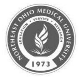 NORTHEAST OHIO MEDICAL UNIVERSITY 1973 EDUCATION · SERVICE · RESEARCH logo