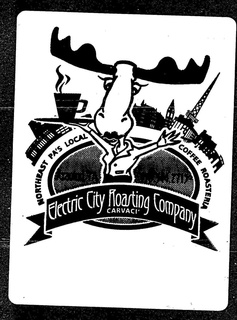 NORTHEAST PA'S LOCAL COFFEE ROASTERIA ELECTRIC CITY ROASTING COMPANY logo