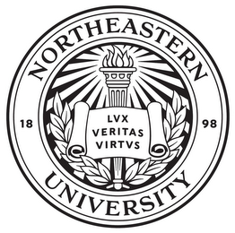 NORTHEASTERN UNIVERSITY 1898 LVX VERITAS VIRTVS logo