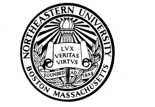 NORTHEASTERN UNIVERSITY BOSTON MASSACHUSETTS LUX VERITAS VIRTIS logo