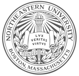 NORTHEASTERN UNIVERSITY BOSTON, MASSACHUSETTS LVX VERITAS VIRTVS FOUNDED AD 1898 logo