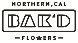 NORTHERN, CAL BAK'D FLOWERS logo