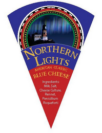 NORTHERN LIGHTS AMERICAN CLASSIC BLUE CHEESE INGREDIENTS: MILK, SALT CHEESE CULTURE, RENNET, PENICILLIUM, ROQUEFORTI logo