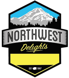 NORTHWEST DELIGHTS EST 1987 logo